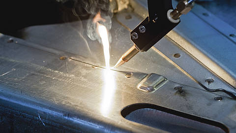 Máquina de solda a laser portátil, máquina de soldadura do laser para metal