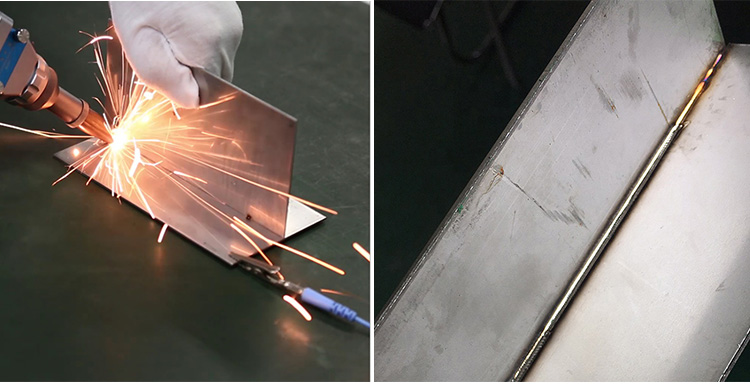 Soldadura da máquina de soldadura do laser da liga de alumínio